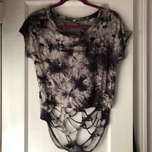 Tie-Dye Short Sleeve Top